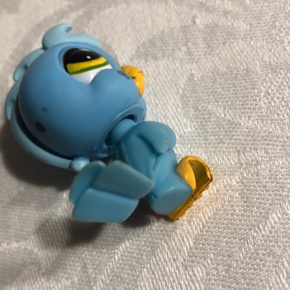 Littlest Pet Shop #317 Blue Cockatoo Bird LPS - Picture 14 of 16
